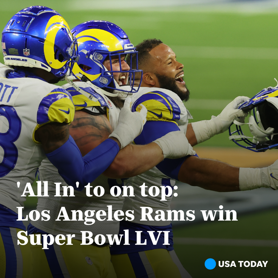 The Los Angeles Rams 2021' season received its Hollywood ending Sunday night.