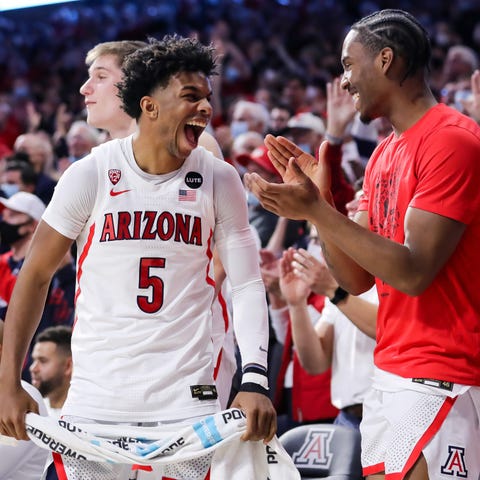 Guards Justin Kier and Shane Nowell of the Arizona