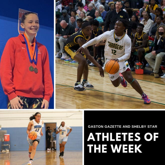 Athletes of the Week for The Gaston Gazette and Shelby Star for Feb. 15, 2022.