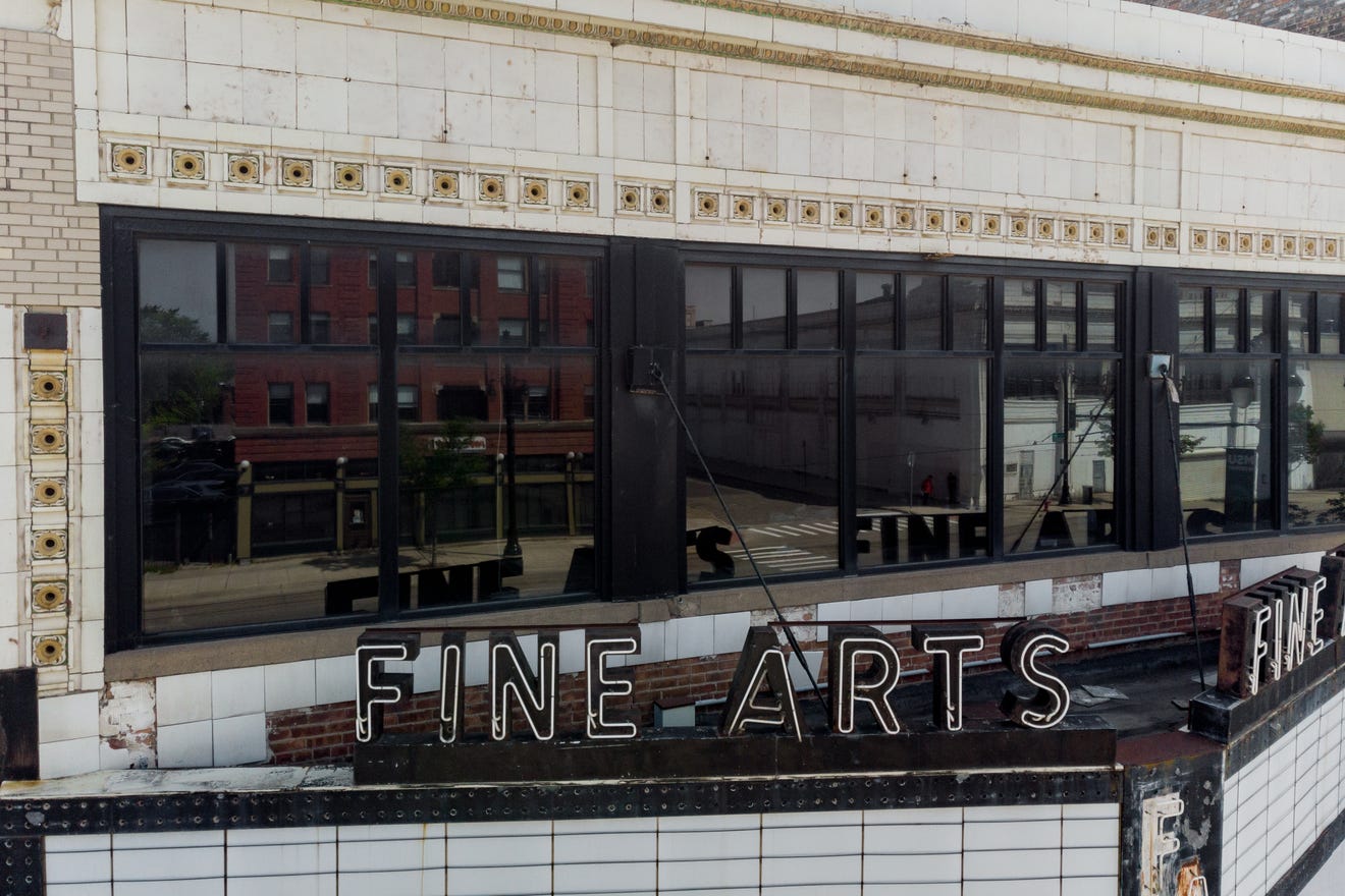 Fine Arts Theatre in Detroit is on the market again