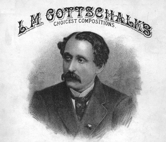 World famous 19th-century composer Louis Gottschalk would twirl his moustache and slowly remove his white gloves one finger at a time before giving a concert. This thrilled females in the audience. He performed in Richmond on Feb. 21, 1865, nine months before an amorous adventure led to his expulsion from the country.