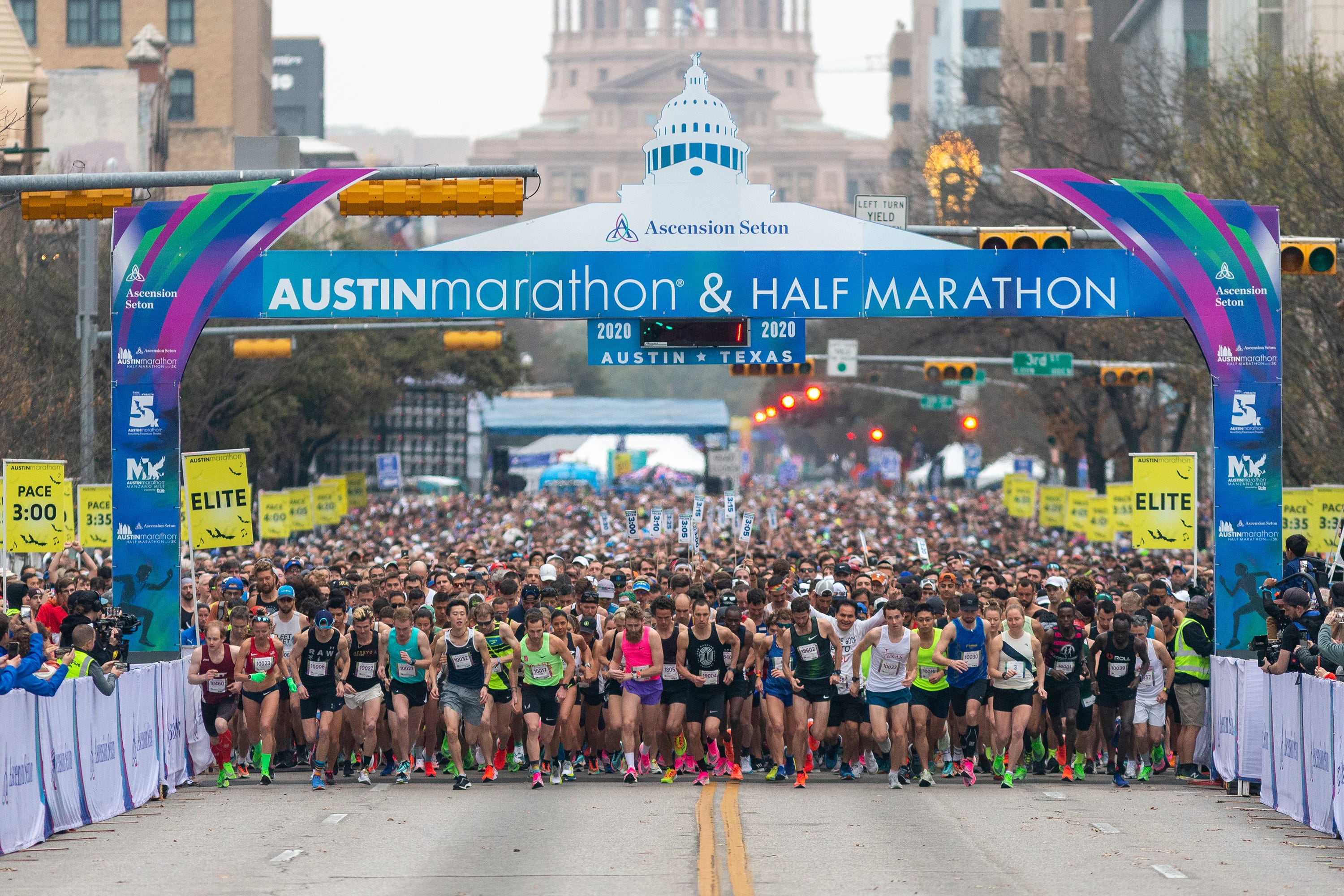 Austin Marathon road closures Traffic detours for 2022 race