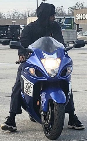 Gonzales Police are seeking information on an unidentified male allegedly involved in stealing a motorcycle.