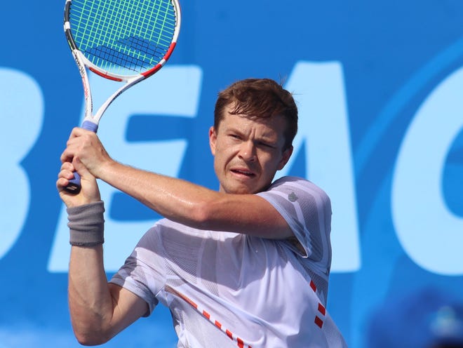 Stefan Kozlov advanced to just his second career ATP quarterfinal by foiling fellow American Steve Johnson 6-1, 6-3 Wednesday at the Delray Beach Open. Delray Beach Open/Special to The Post