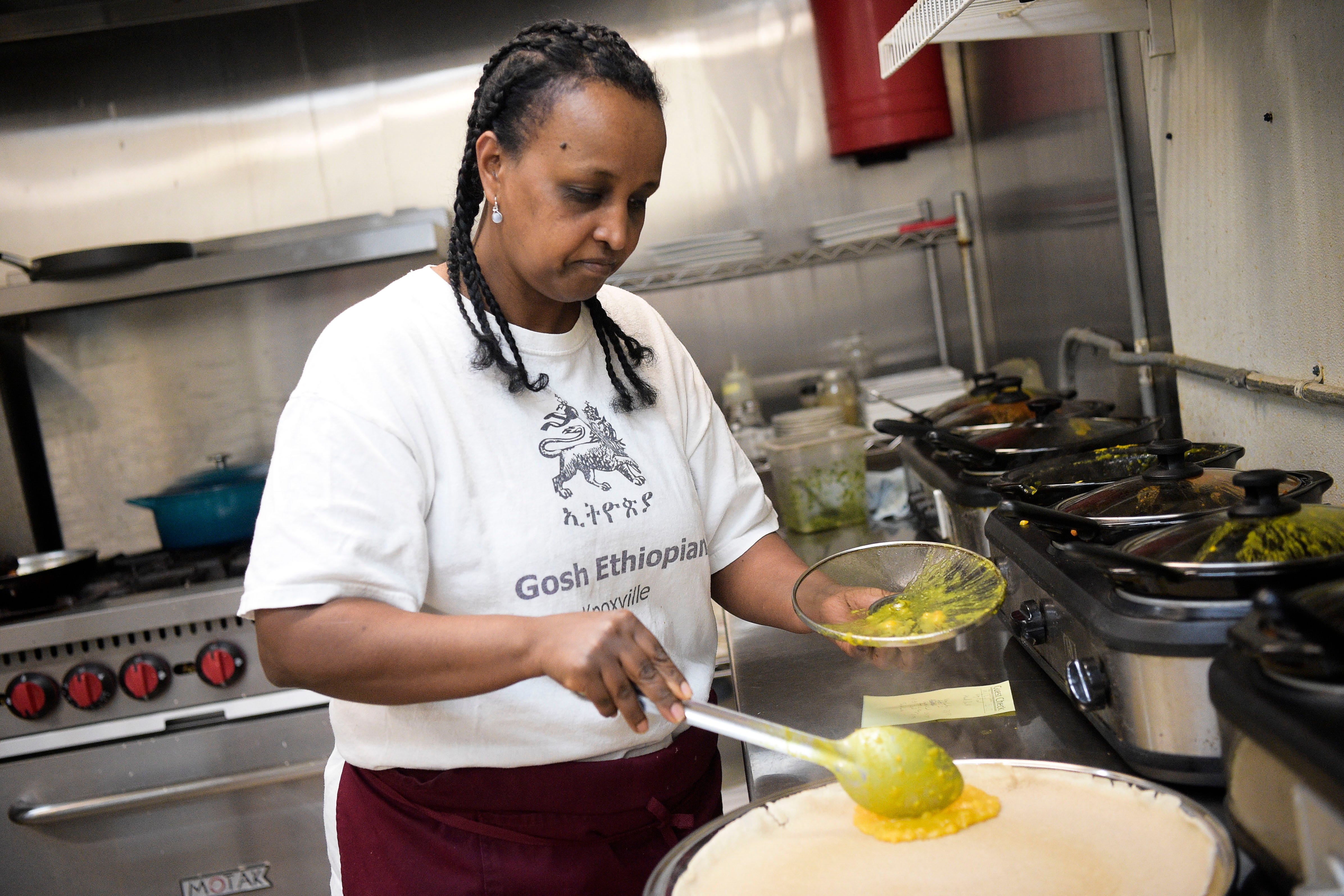 Terri often works alone in the kitchen because finding a good helper has proven difficult. Constrained by time and lack of workers, the
restaurant operates for dinner four nights a week, putting a squeeze on the restaurant's finances. "I work to pay rent," Terri said. "I don't want to give up this place."