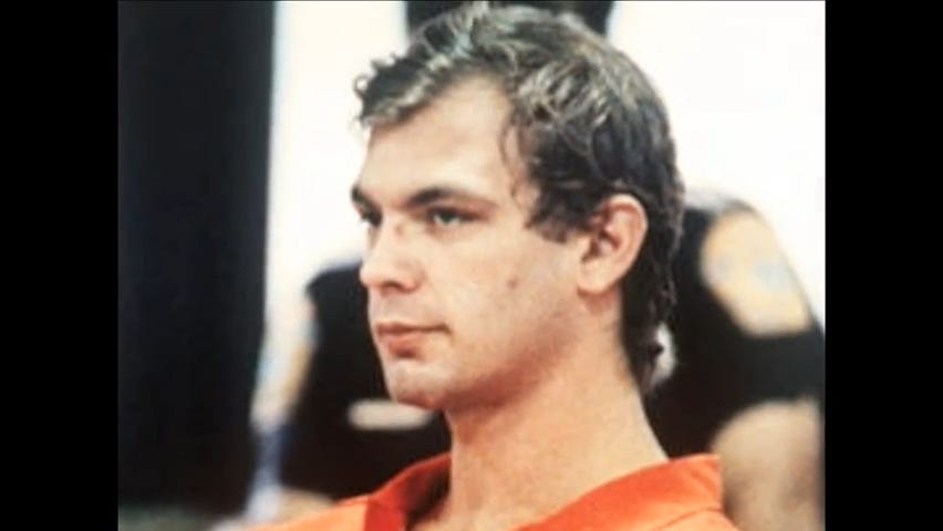 Jeffrey Dahmer was sentenced to 15 consecutive life terms and a minimum 936 years in prison in February 1992.