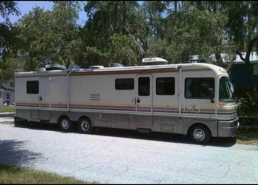 Karin Smith's RV, which was sold off roughly six months after she bought it.