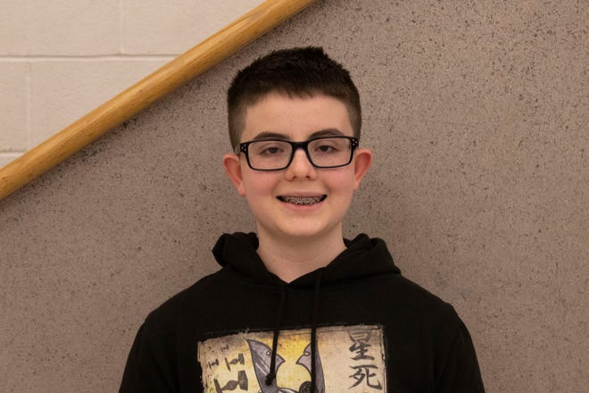 Eighth-grader David Wineman placed first in Alliance City Schools' City-Wide Spelling Bee.