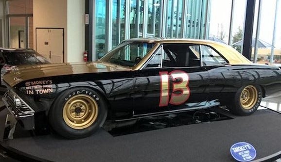 Smokey Yunick's pole-winning Chevelle from 1967 eventually got some spotlight at the NASCAR Hall of Fame.