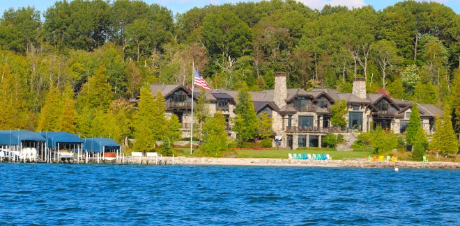Hayes Township resident LuAnne Kozma continues to lead the charge against the Law family's large Lake Charlevoix waterfront development.