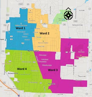 North Canton's new city boundaries differ slightly from the old