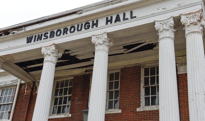 The historic Winsborough Hall on the Stillman College campus is seen Thursday, Feb. 17, 2022. After renovations are completed the building will house the Winsborough Living and Learning center.