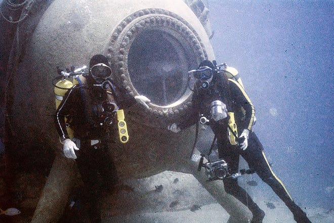 Marine Biologists Lucy and Bert Williams will present a program about their experiences of â€œSaturation Diving."
