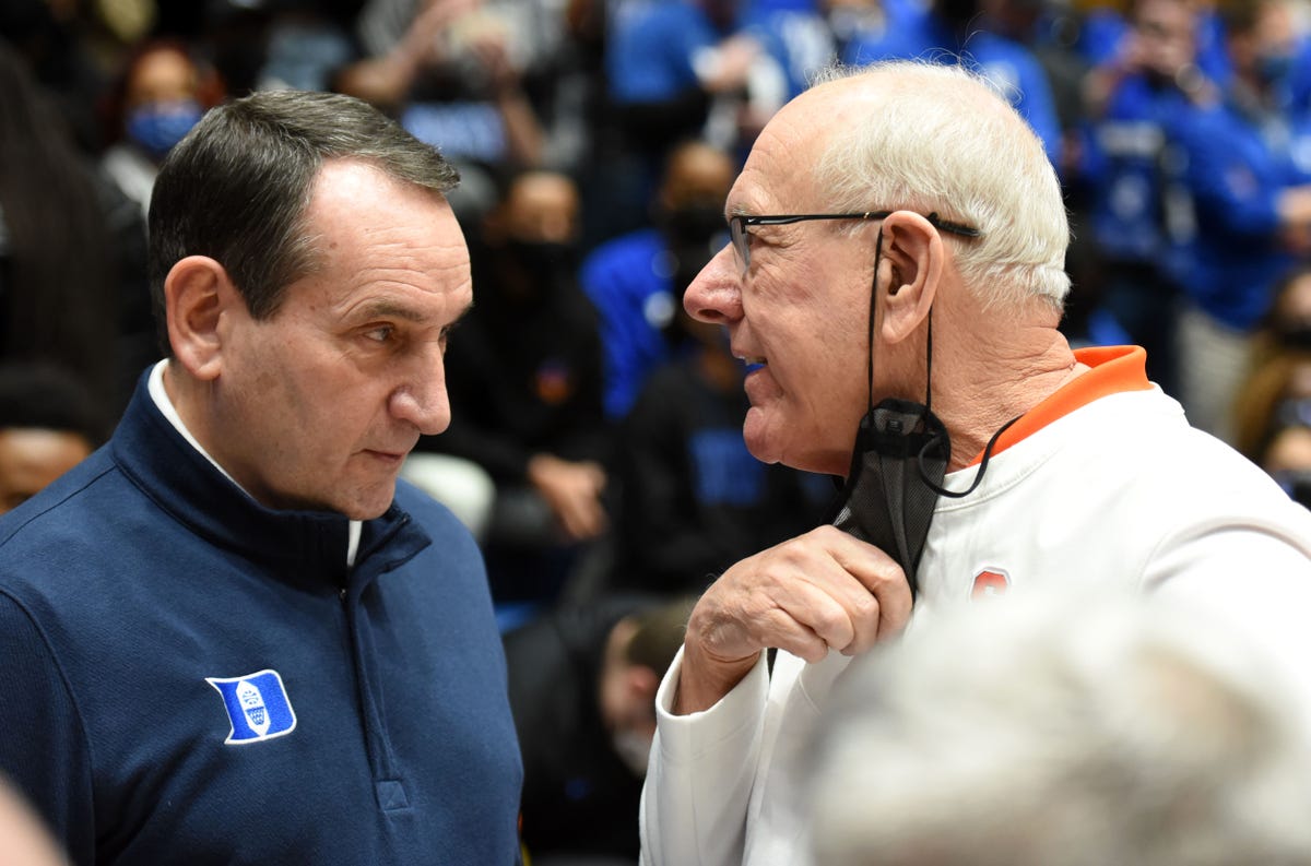 Coach K and Jim Boeheim could meet for the final time Saturday