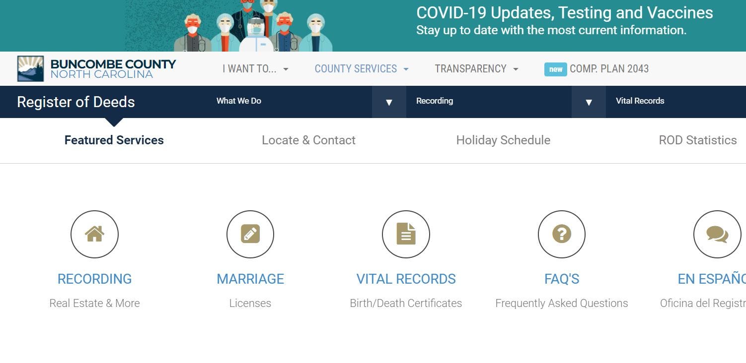 Answer Man Why 'Register' of Deeds and not 'Registrar'?