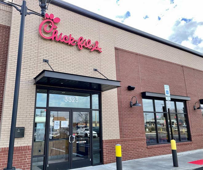 The Chick-fil-A restaurant opening at Elton Plaza on Route 9 in Freehold Township. Feb. 22, 2022