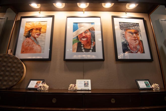 The Polk County History Center will have a hat chat on Saturday with artist Robert Malone who is responsible for their "Grandeur & Grace" exhibit.