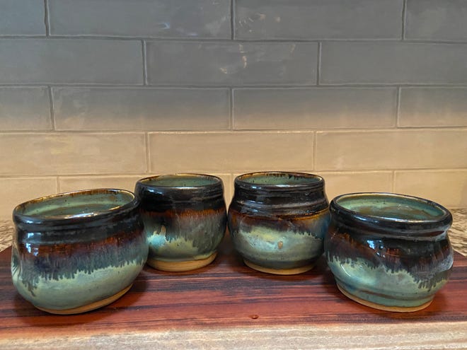Pottery by Deb Hershey-Miller, pictured, and Lawrence "Beau" Bilenki will be on display in the exhibit "2 Views 3 Dimensions" from Jan. 27 to March 10, 2022, at The Hammer & Quill in South Bend.