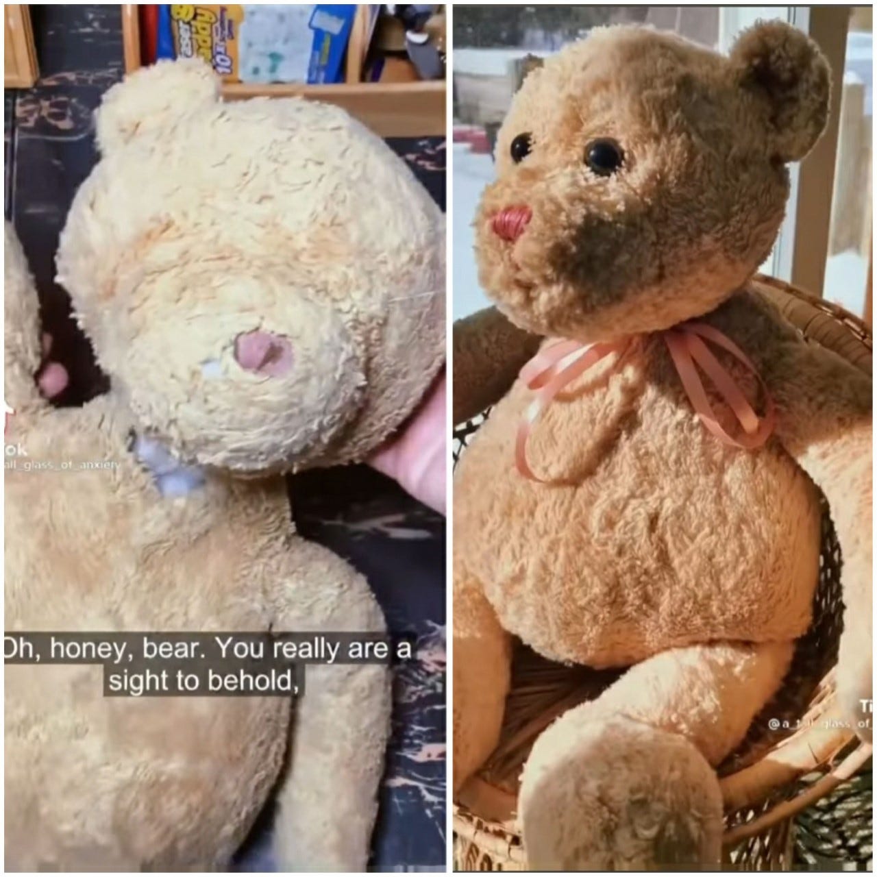 restoration of old teddy bears