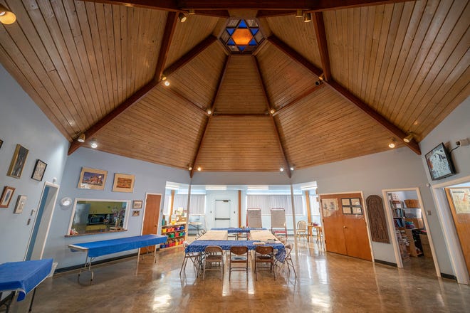 The Temple Emanuel School Building has been renovated after a fire in March of 2020.