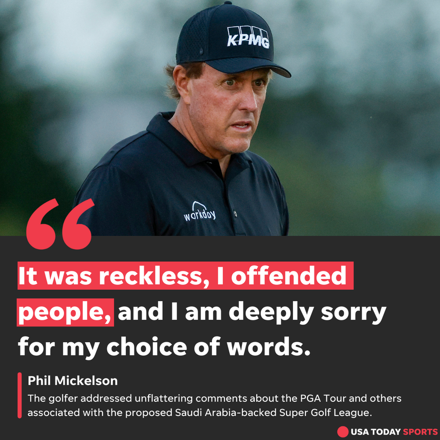 Phil Mickelson at the Kapalua Golf Club in Lahaina, Hawaii, on Jan. 5, 2022.