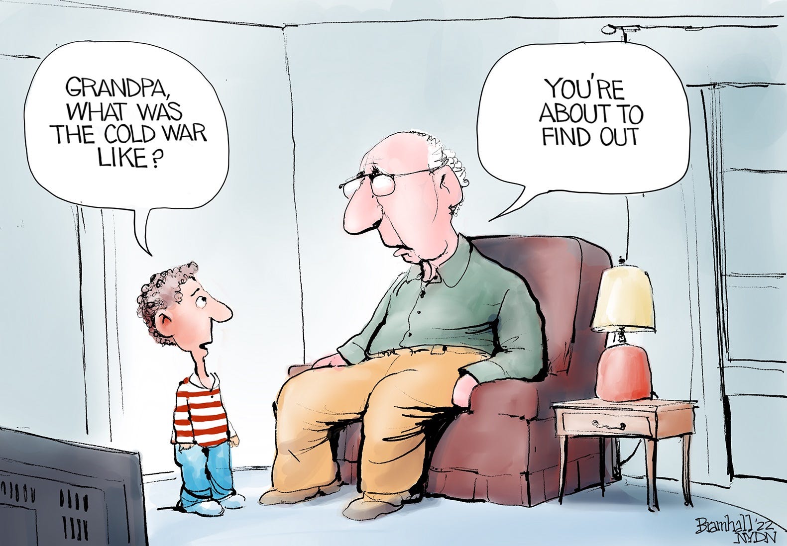 Editorial cartoon, Feb. 27, 2022: The Cold War Editorial cartoon, Feb. 27, 2022: The Cold War