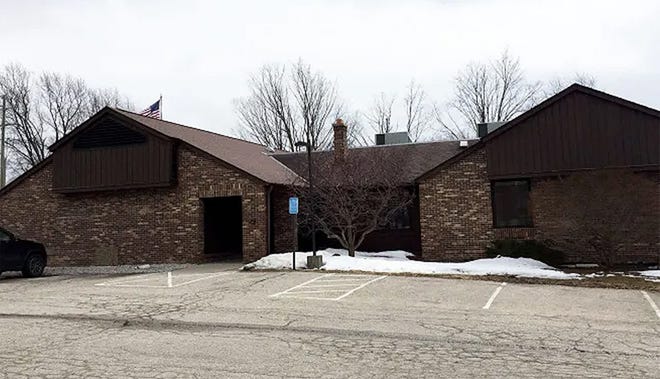The Petoskey school district's Spitler Administration Building is shown.