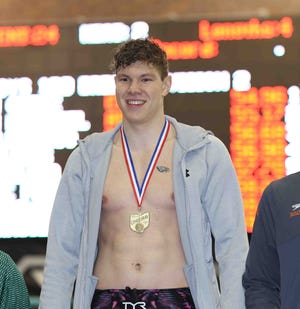 Logan Ottke won a state championship in the 100-yard breaststroke, helping CHCA to a top-10 finish at state in 2022.