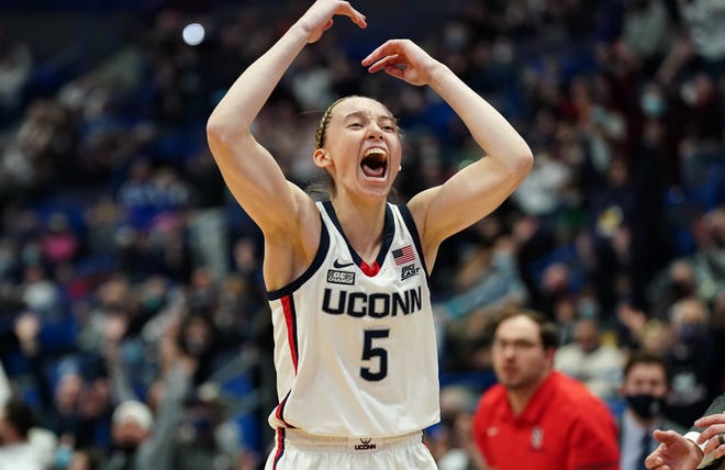 Paige Bueckers was on a minutes restriction for her first game in over two months, but her return is a big boost for UConn ahead of the postseason.