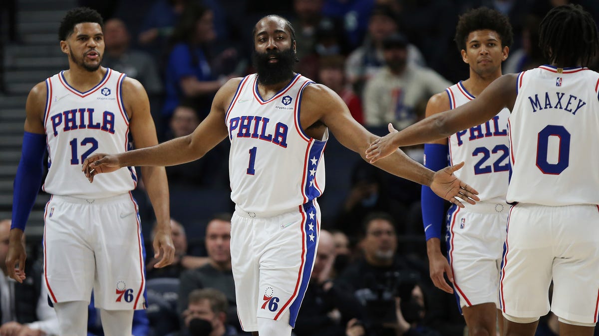James Harden's debut with the Sixers was a rousing success.