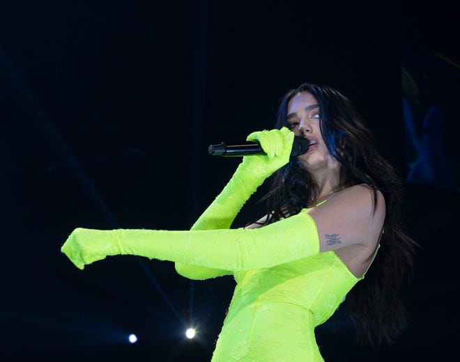 Dua Lipa gave fans 90 minutes of music and dance Saturday night in Columbus.