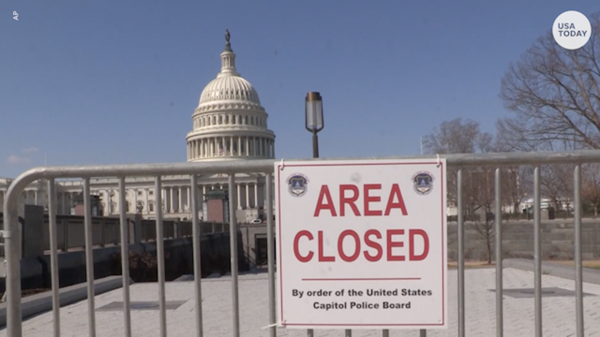 Security preps at the U.S. Capitol ahead of State of the Union