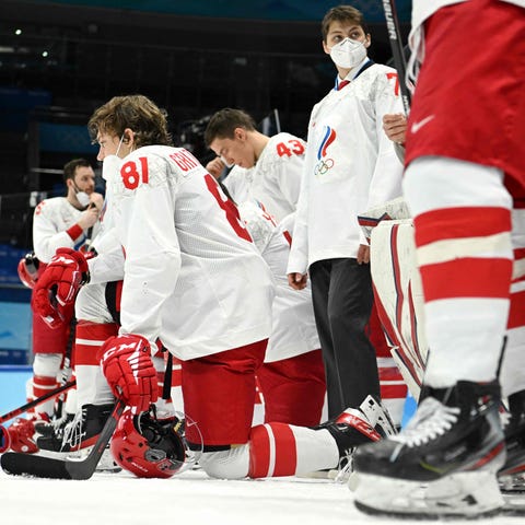 Russian hockey and soccer teams have been barred f
