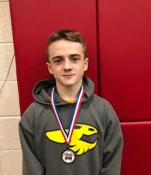 Bradlee Ellis earned a second place medal at the IKWF regional tournament.