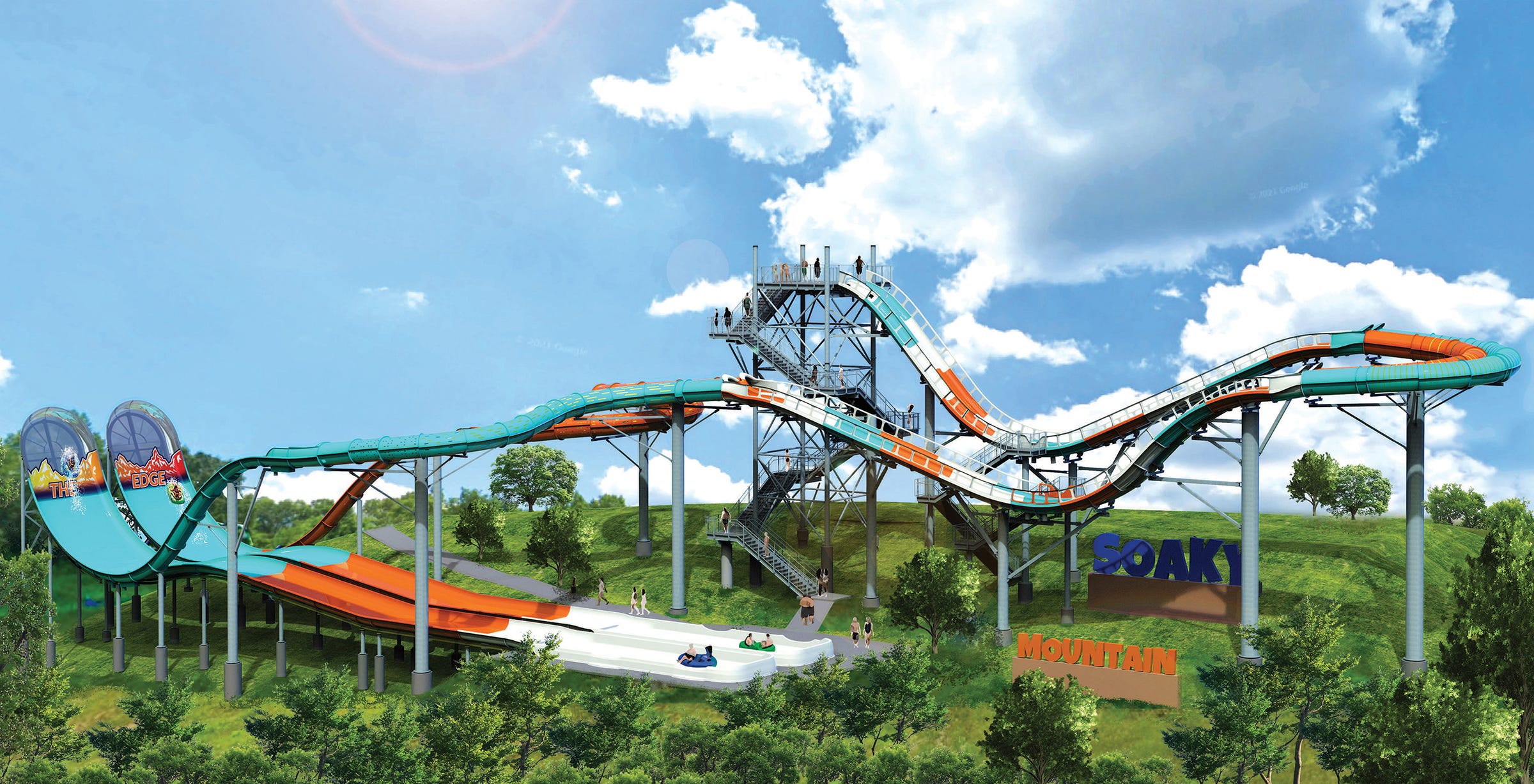 Soaky Mountain, Dollywood's Splash Country waterparks offer thrills