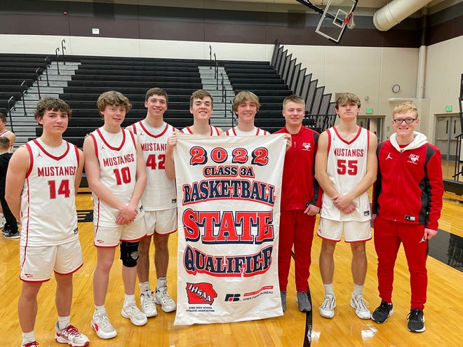 The Mustangs boys basketball team is headed to a second consecutive state tournament after taking down Newton 56-31 on Monday, Feb. 28.