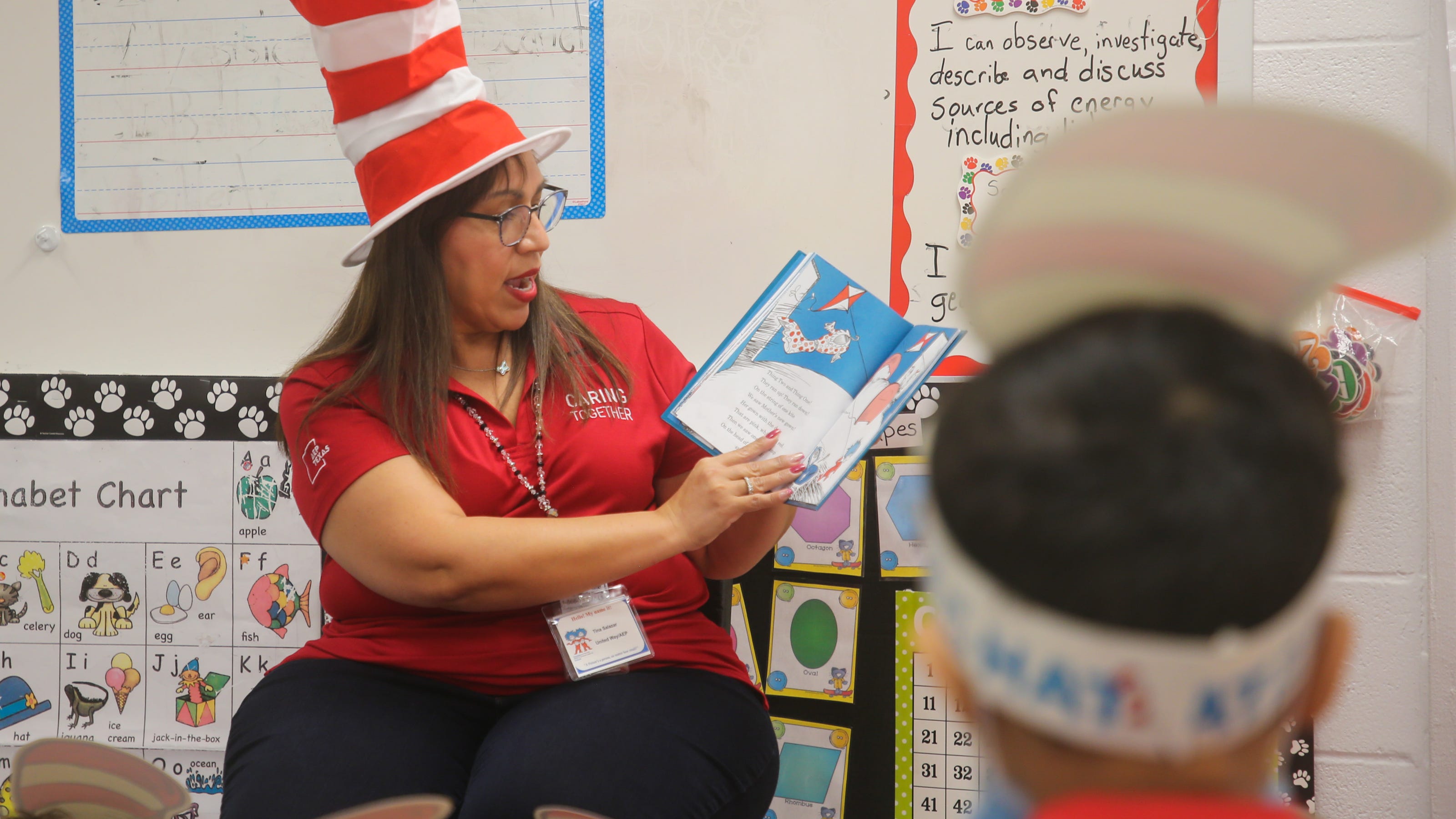 West Oso ISD Celebrate Read Across America Day At Kennedy Elementary
