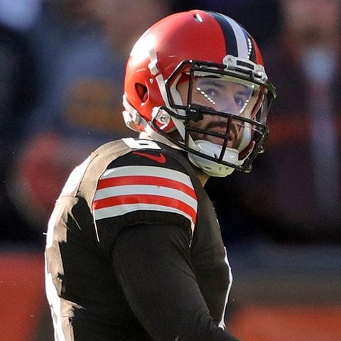 Browns GM Andrew Berry said Baker Mayfield is "rig