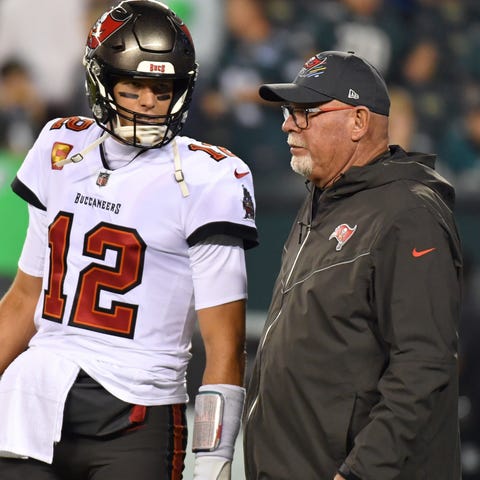 Tom Brady and Bruce Arians