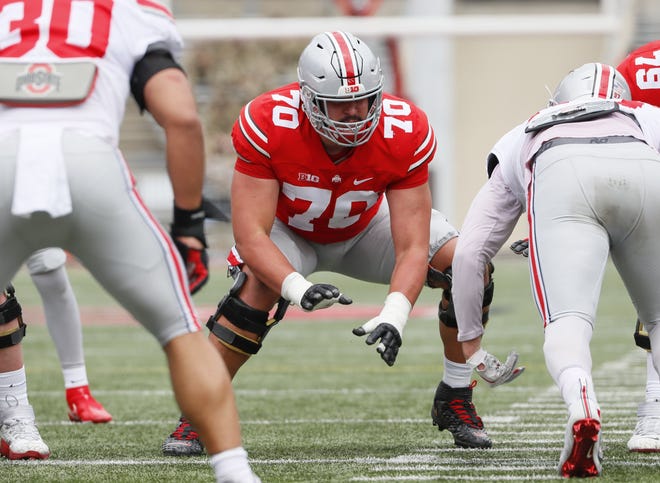 Josh Fryar is probably the front-runner to play left tackle for Ohio State next season.