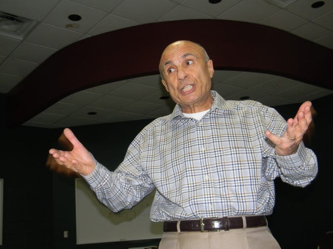 George Meghabghab talked about his life as an immigrant American during the March 2 kickoff of a series of presentations sponsored by Roane State’s International Education and Arts and Lectures committees.