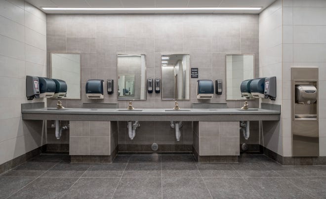 Pilot will debut modern restrooms at its travel centers across the country. This Pilot, which opened in February in Albuquerque, is an example of how 400 Pilot travel centers will be built or renovated in the next three years.
