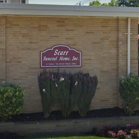 The former Scarr Funeral Home in Suffern.