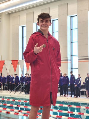 Coldwater's Kyle Litwiller finished in fifth place at the D3 Dive Regional on Thursday, qualifying for the MHSAA State Finals in the process
