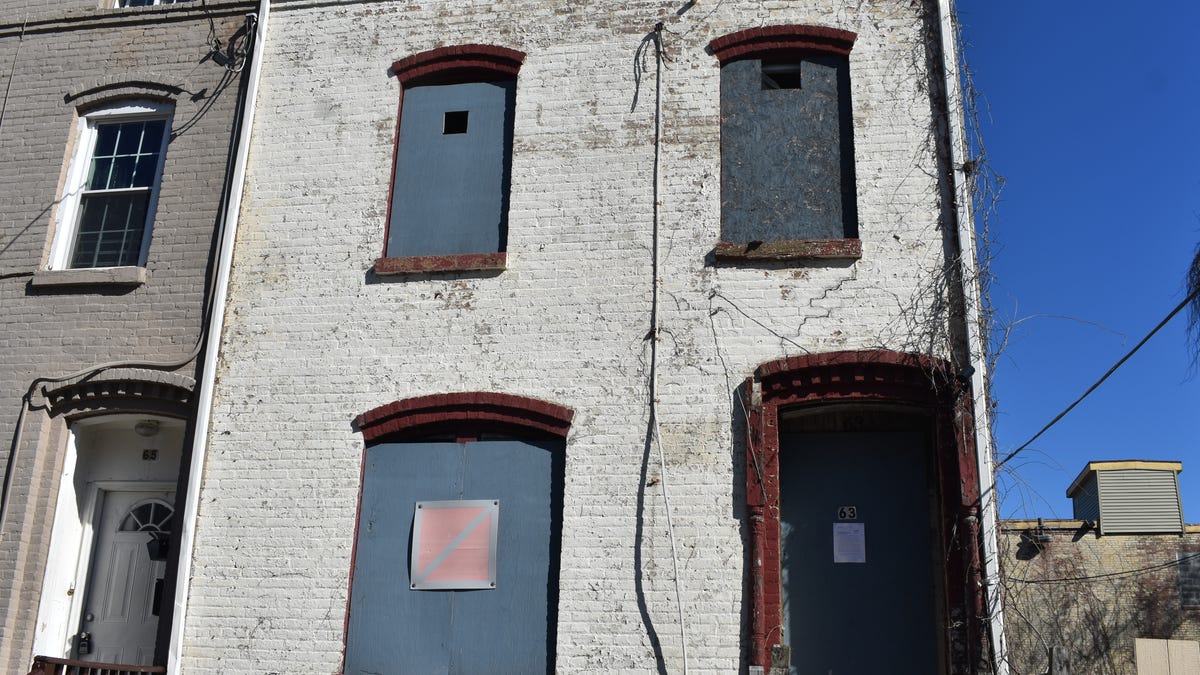 March 3, 2022- A residential building at 63 Lander St. will be included in a Newburgh Community Land Bank project that seeks to revitalize the surrounding neighborhood.