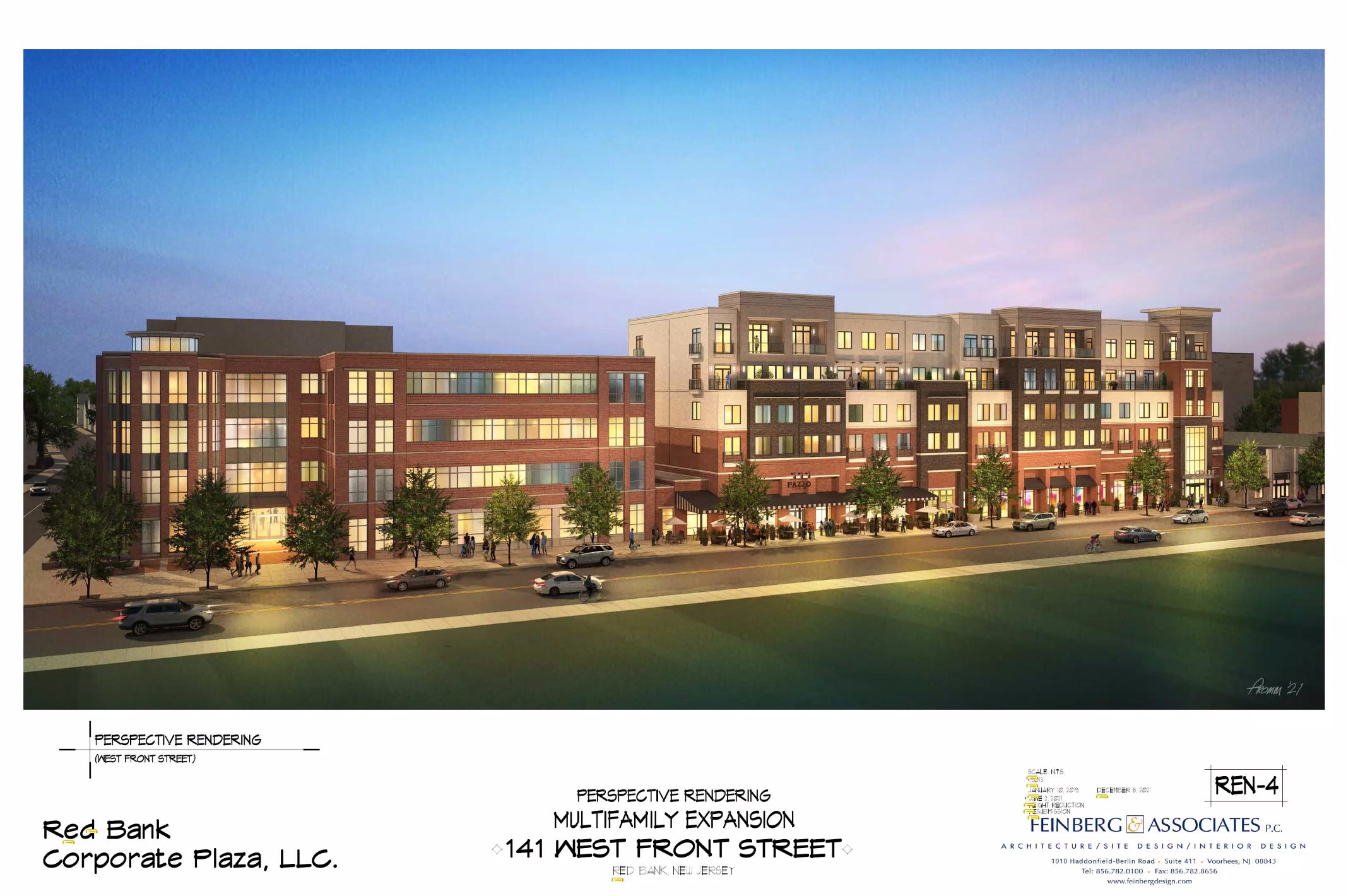 Red Bank apartment plan on West Front Street shot down