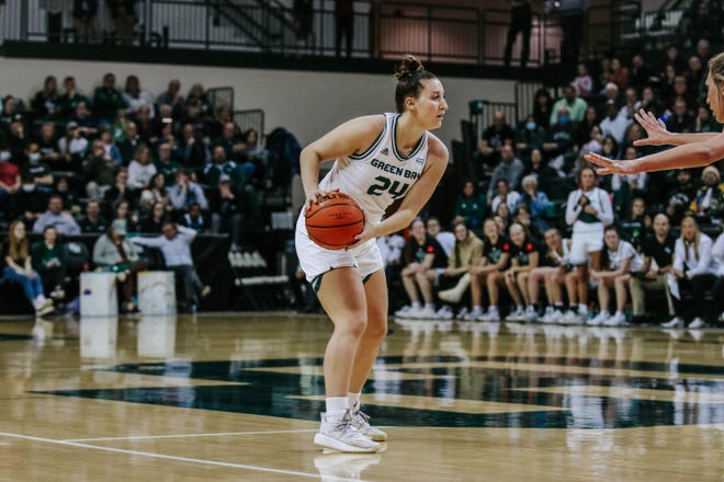 UWGB junior guard Sydney Levy helped contain UW-Milwaukee in the paint on Thursday, finishing with six rebounds.