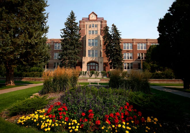 McMullen Hall sits on the campus of Montana State University-Billings in Billing, Mont, in this undated file photo.