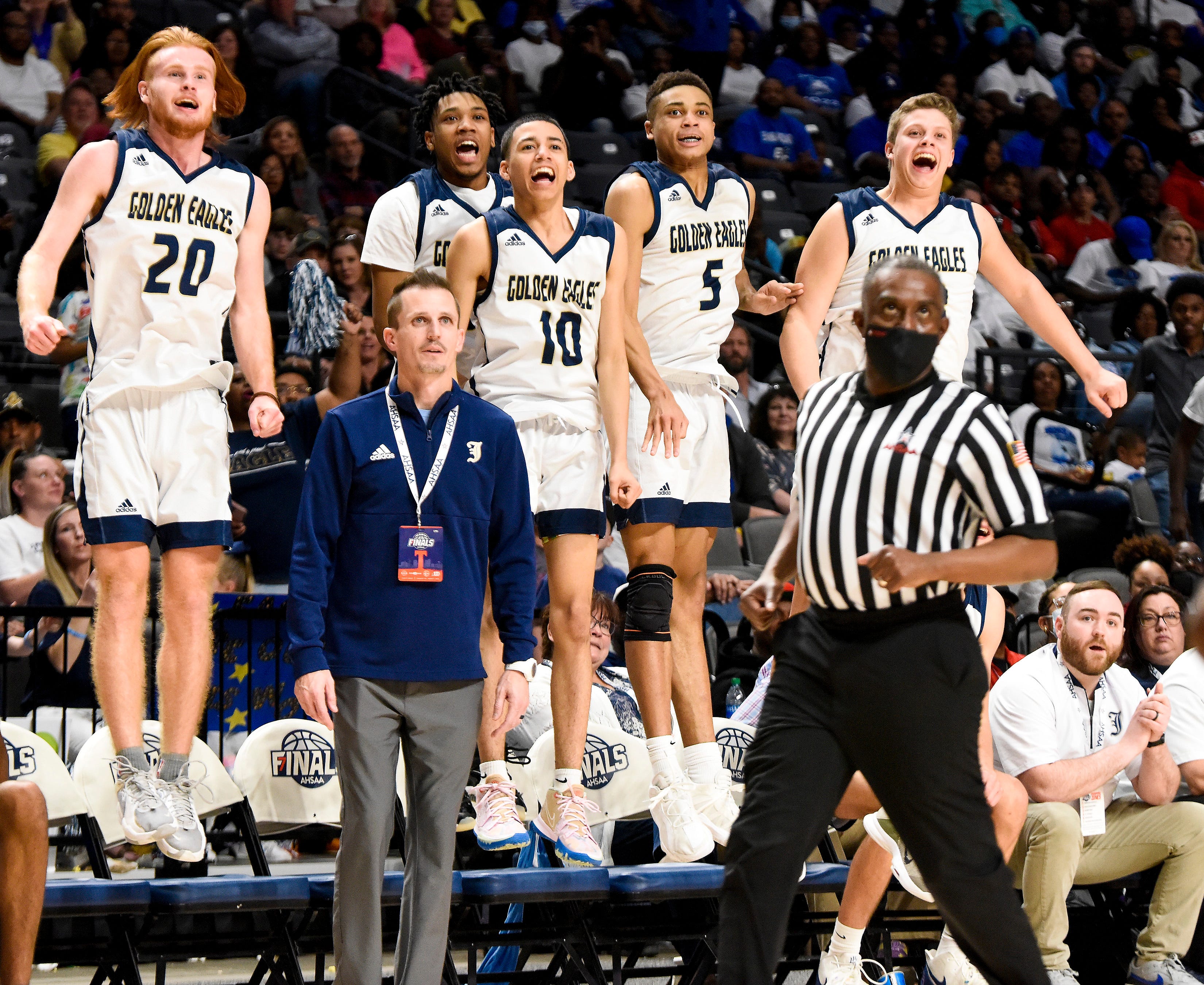AHSAA basketball Jacksonville, Cade Phillips get first state title