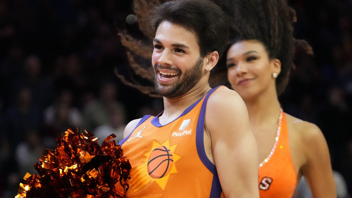 Phoenix Suns Dancers are coed for the first time. 